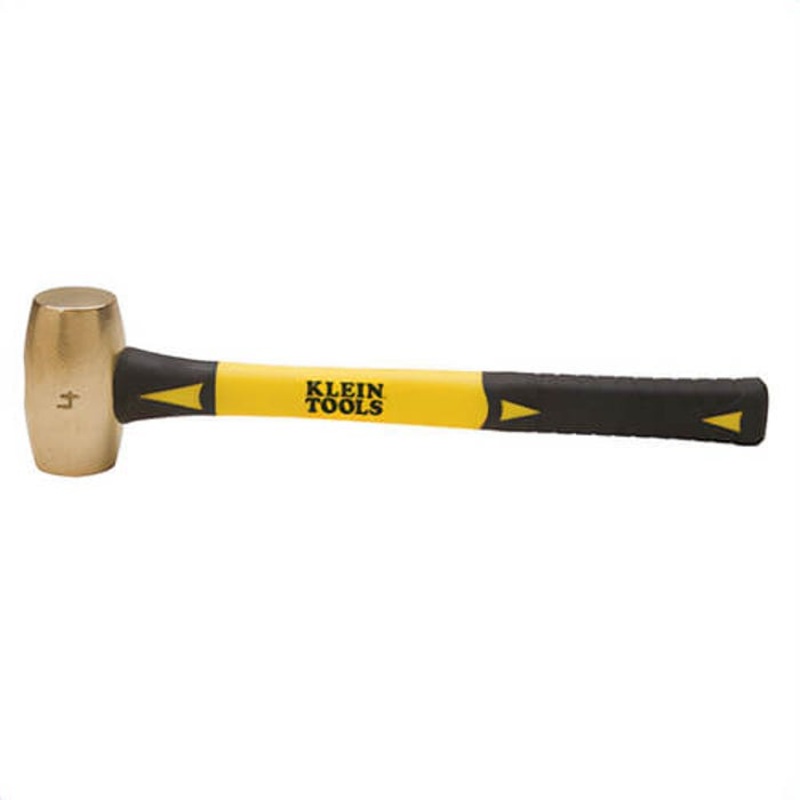 Klein 819-04 Non-Sparking Hammer for use with Non-Sparking Environments, 4 lb