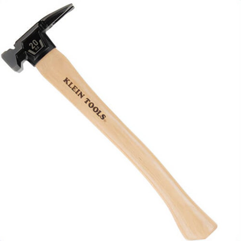Klein H80920HS Smooth Face Hickory Handle Hammer, Hickory/Steel, Wood Grain, 20 oz