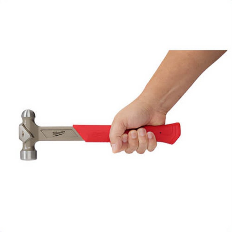 Milwaukee 48-22-9130 Hammer, Ball Peen, 12.9 in OAL, 16 oz Head Steel Head