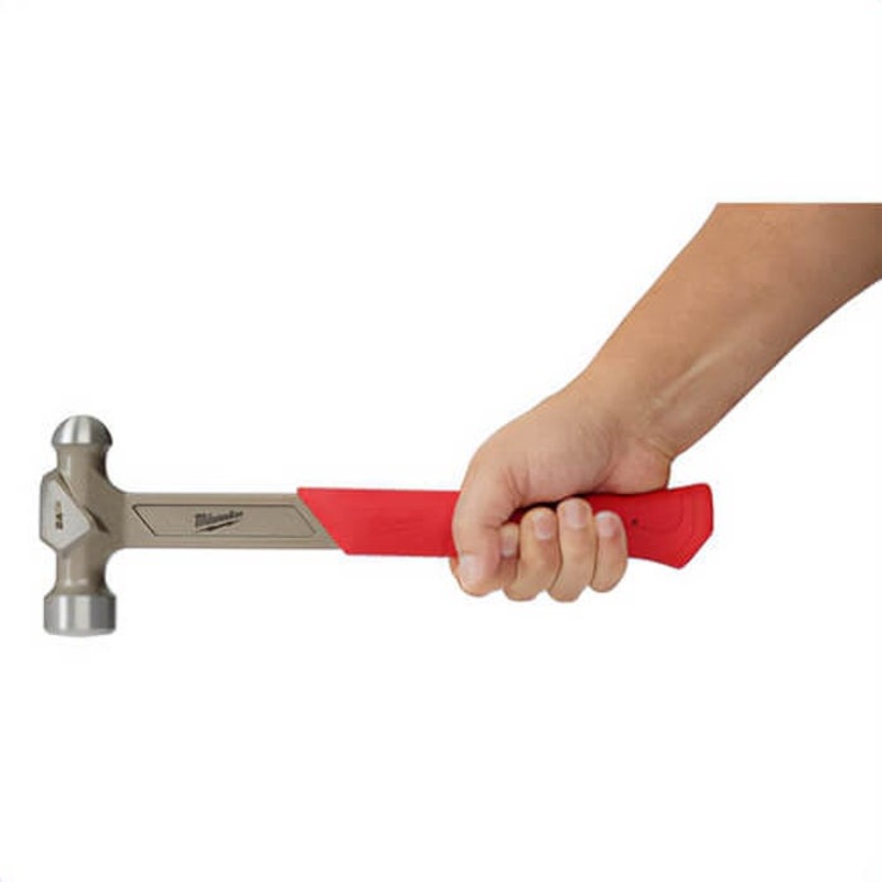 Milwaukee 48-22-9131 Hammer, Ball Peen, 13.92 in OAL, 24 oz Head Steel Head