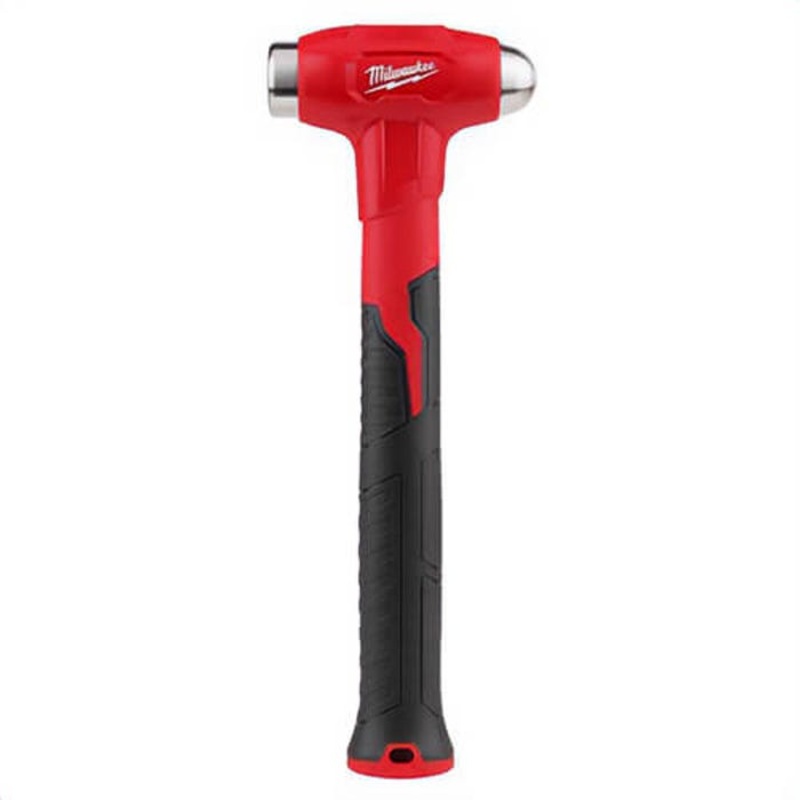 Milwaukee 48-22-9140 Hammer, Ball Peen, 12.3 in OAL, 16 oz Head Steel Head