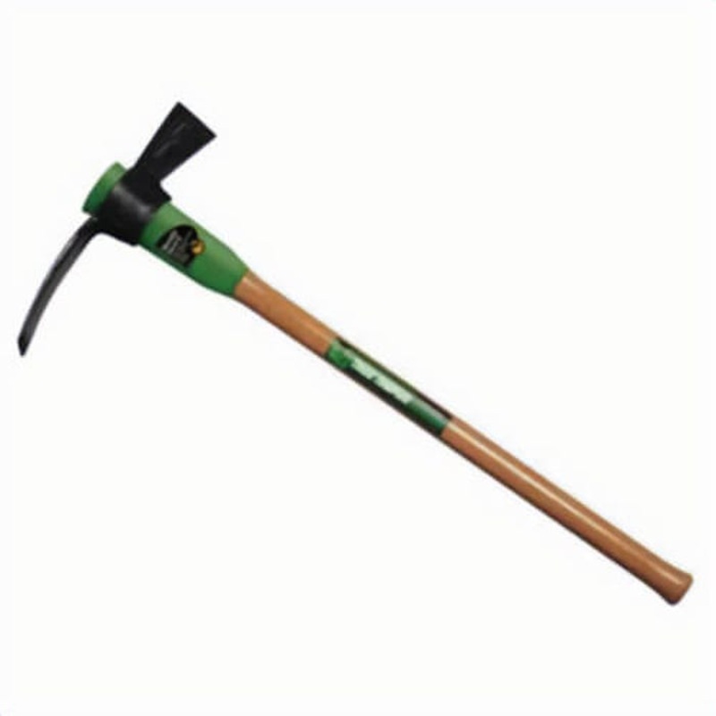 True Temper 20182500 Cutter Mattock with Guard, 5 lb Forged Steel Head, Wood Handle