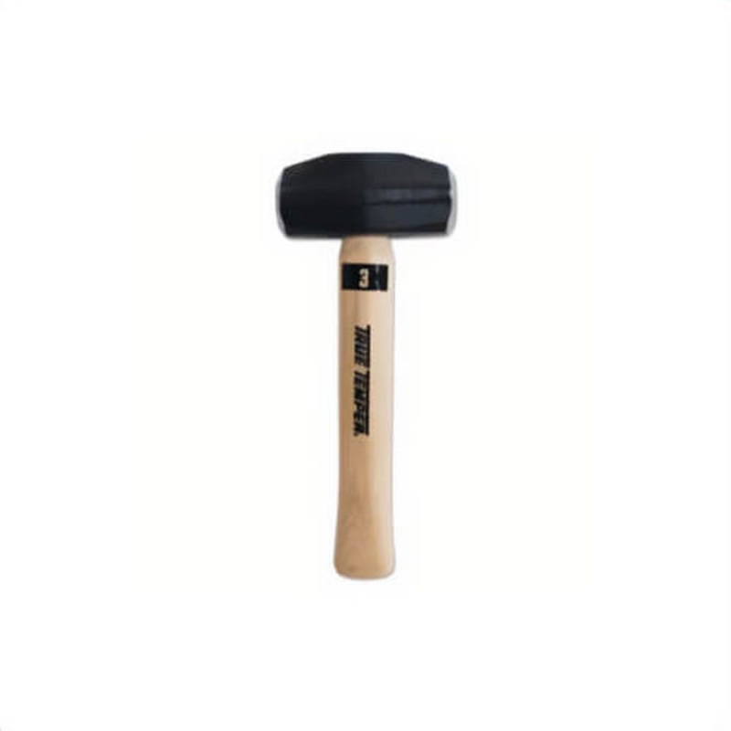 True Temper 20188100 Hammer, 10.5 in OAL, 3 lb Head Forged Steel Head, Hickory Handle