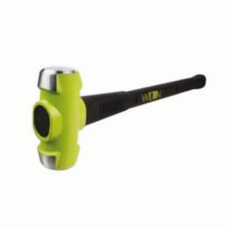 Wilton 20636 B.A.S.H Sledge Hammer, 38 in OAL, 6 lb Drop Forged Steel Head, Vulcanized Rubber Handle