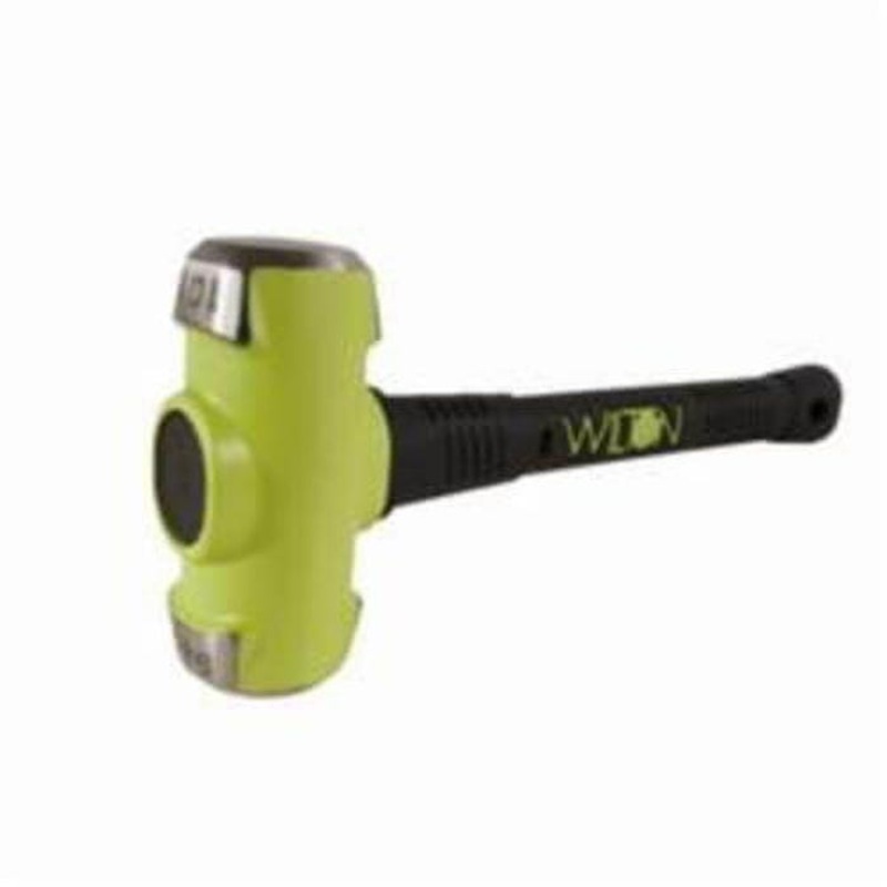 Wilton B.A.S.H 21024 Sledge Hammer, 26 in OAL, 10 lb Drop Forged Steel Head, Vulcanized Rubber Handle