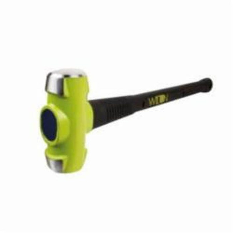 Wilton B.A.S.H 41036 Sledge Hammer, 38 in OAL, 10 lb Drop Forged Steel Head, Vulcanized Rubber Handle