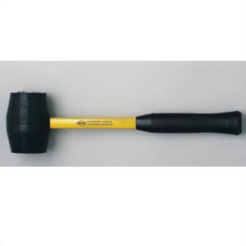 Wright 9021 Heavy Duty Mallet, Soft Face, 1 lb Rubber Head