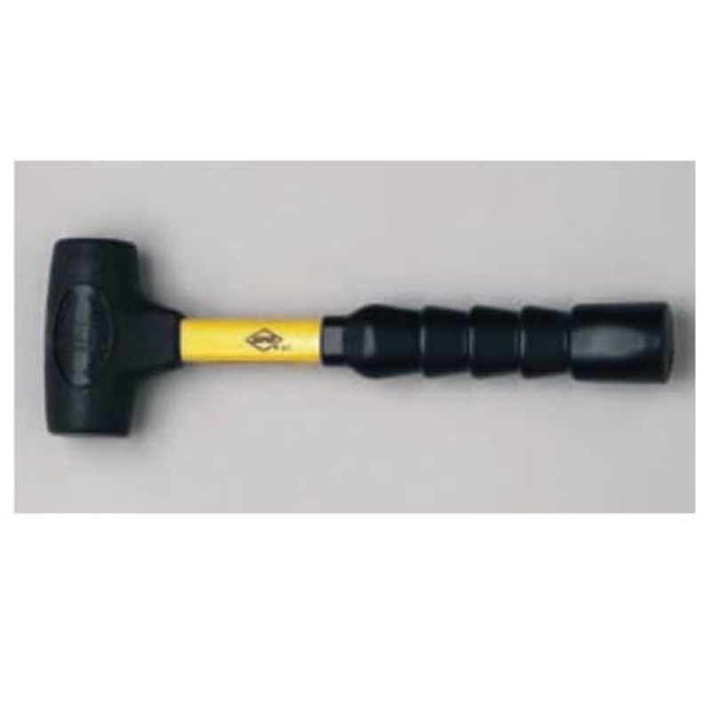 Wright 9026 Standard Power Drive Heavy Duty Dead Blow Hammer, Soft Face, 4 lb Steel Shot Filled Head