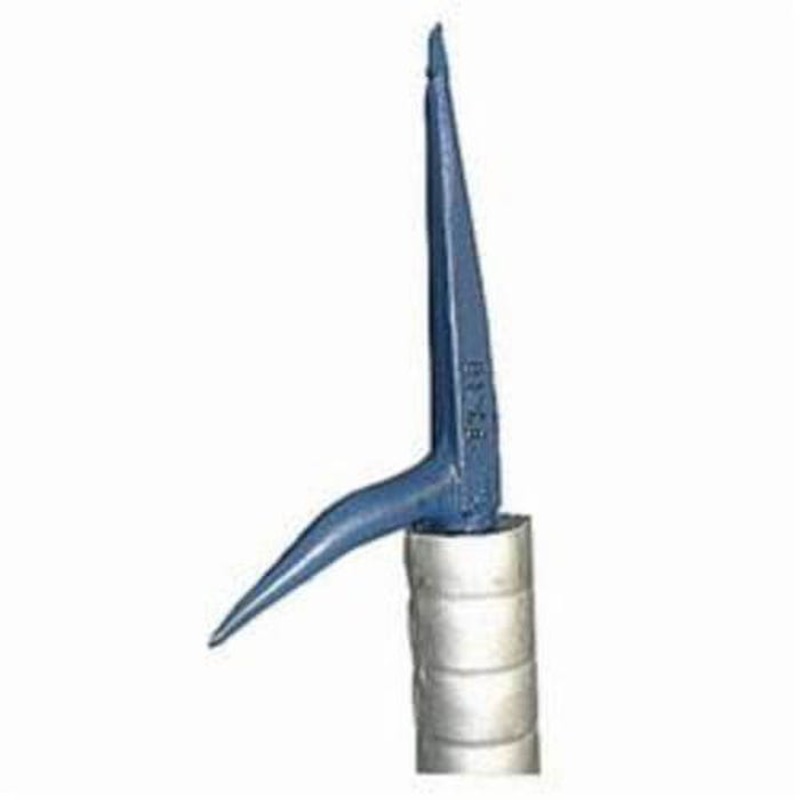 CM 10082 Pike Pole, Straight Hook Tip, 1-1/2 in Handle dia, 6 ft Handle Length, Anodized Aluminum Handle, Carbon Steel