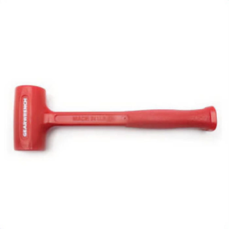 GearWrench 69-530G Dead Blow Hammer, 1 pc, 10.12 in OAL, Standard Face, 1-1/4 in Face dia, 0.45 lb Head, Polyurethane Head