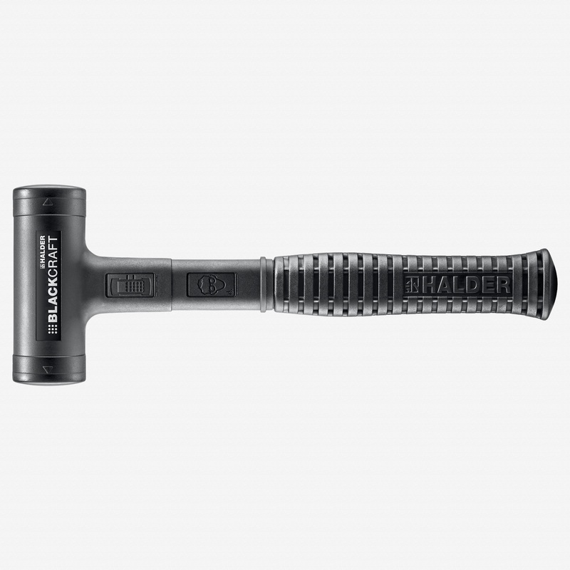 Halder Blackcraft Dead Blow Hammer with Polyurethane Cover and Steel Housing, 1.57" / 22.58 oz.