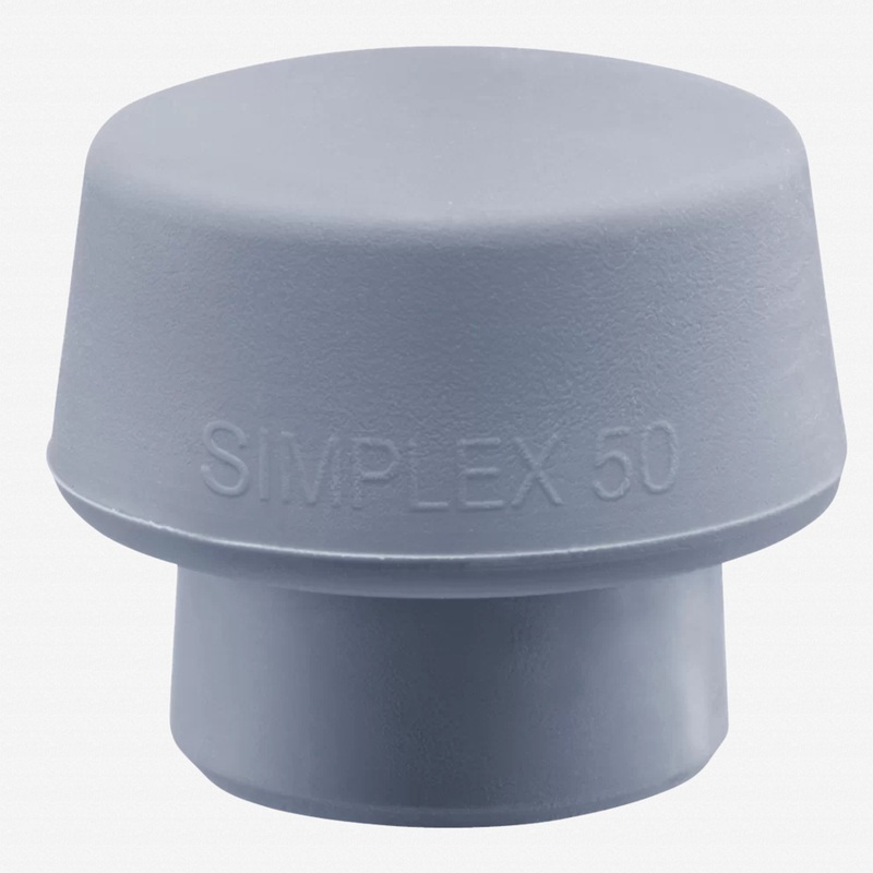 Halder Simplex 50-40 Oversized Replacement Insert, Grey TPE-Mid, Non-Marring Rubber, 1.97 (Fits Size 40 Simplex Housing)