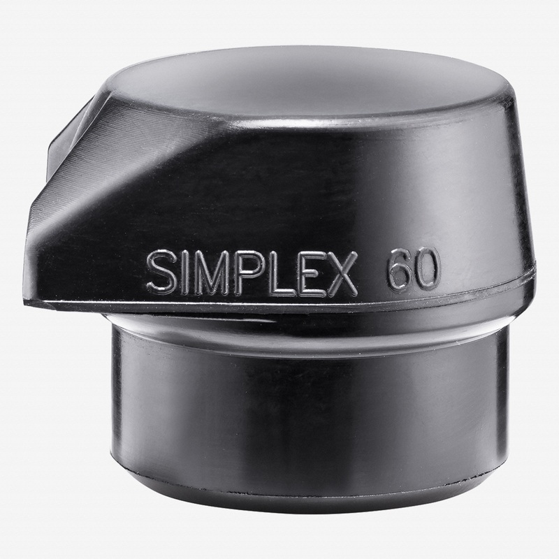 Halder Simplex Replacement Face Insert, "STAND-UP" Black Rubber, 2.36"
