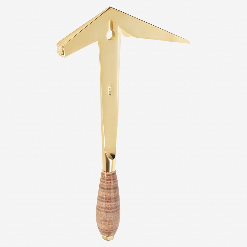 Picard 207 Right-Handed Slate Tiler's Hammer with Steel Handle, Gold Plated, 700g