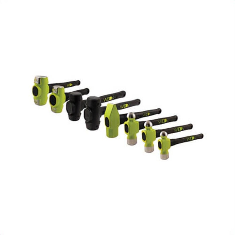 Wilton B.A.S.H 11108 Master Hammer Kit, 8 pc, Steel/Vulcanized Rubber