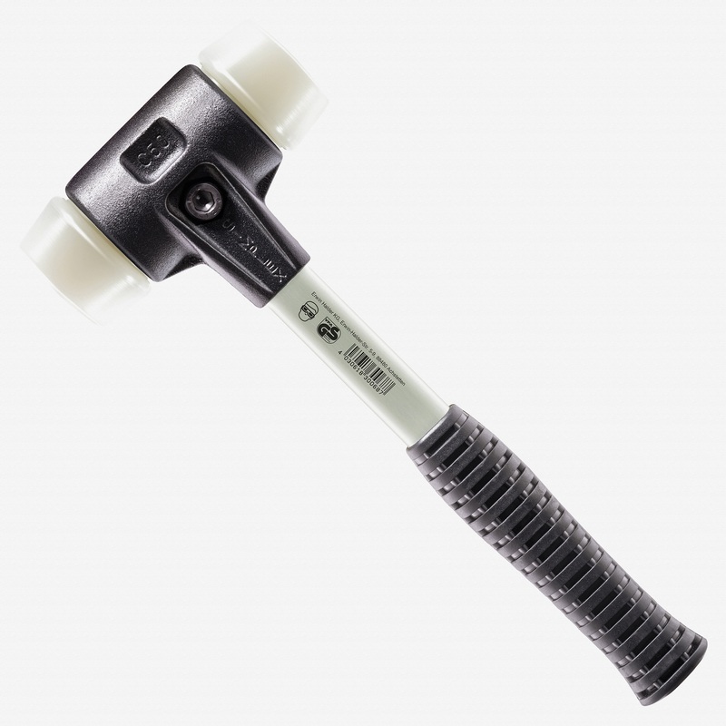 Halder Simplex Mallet with Nylon Inserts and Heavy Duty Reinforced Housing, 1.57" / 31.04 oz.