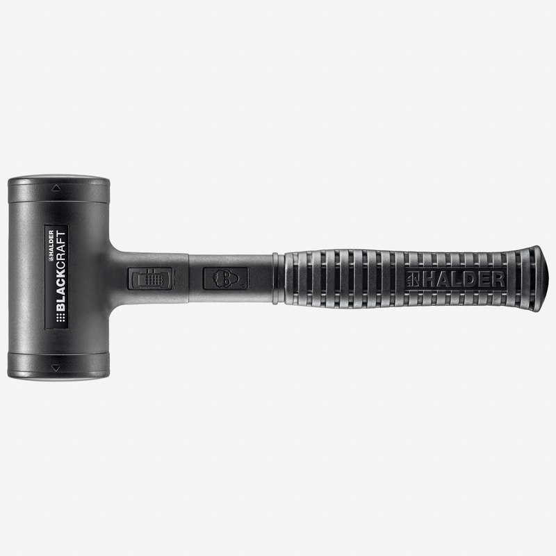 Halder Blackcraft Dead Blow Hammer with Polyurethane Cover and Steel Housing, 2.36" / 45.86 oz.