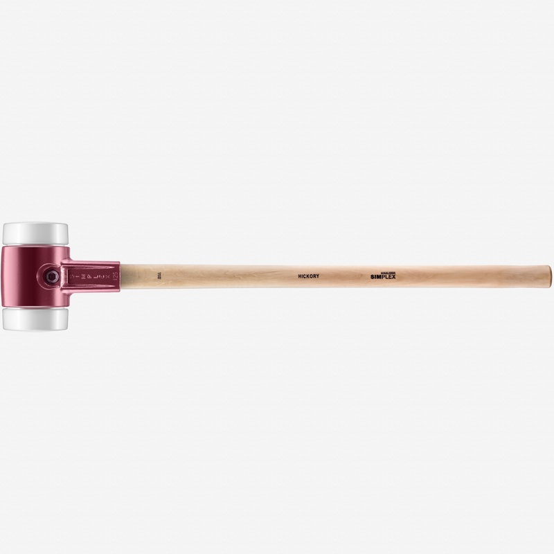 Halder Simplex Sledgehammer with Superplastic Inserts and Cast Iron Housing, 271.61 oz.