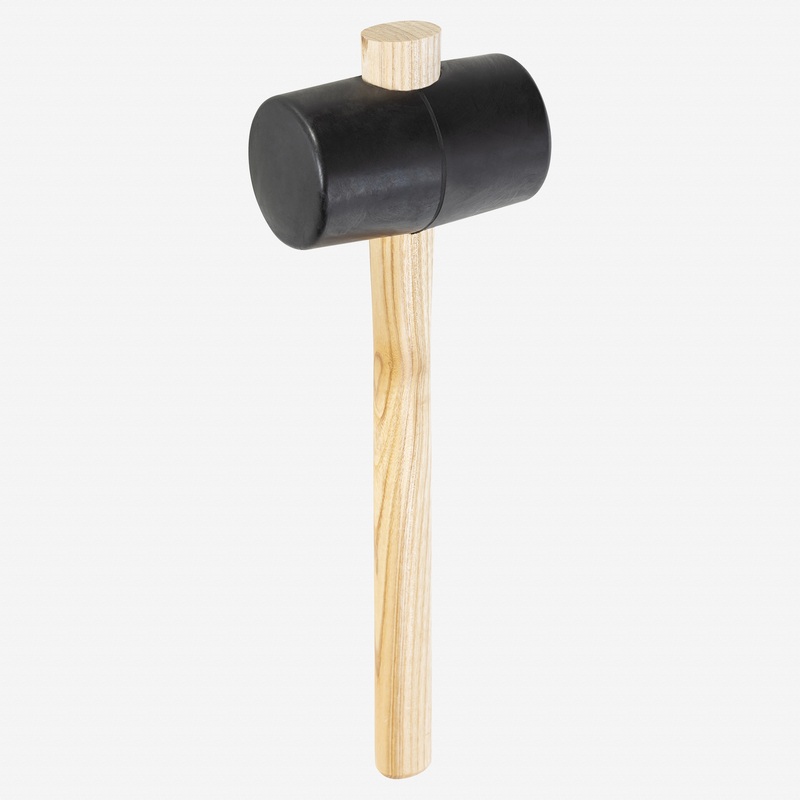 Picard 1071 Black Rubber Mallet, 1.6" / 170g