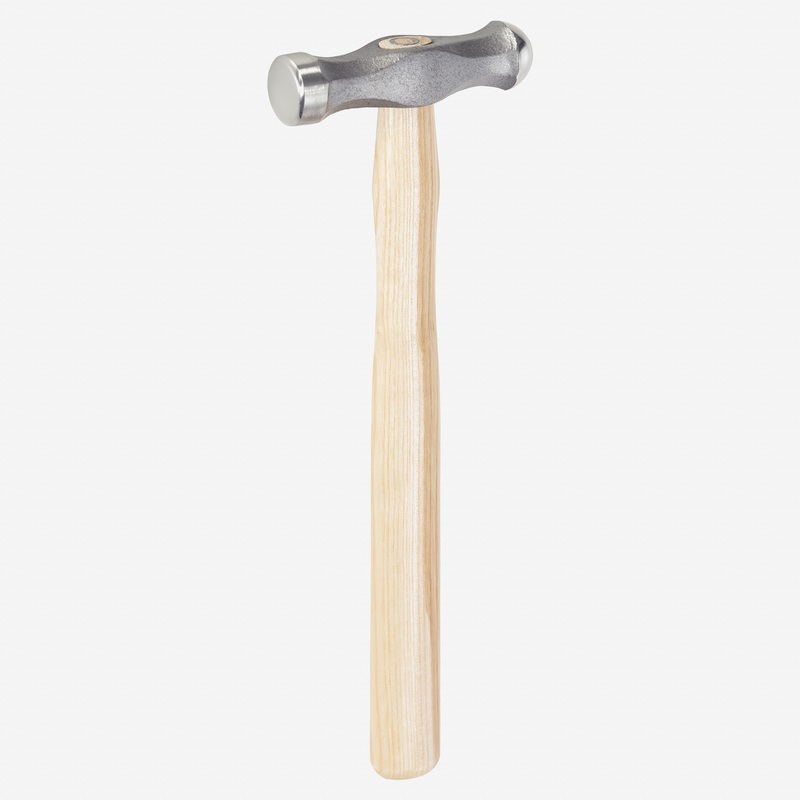 Picard 169 Flat and High Round Polishing Hammer with Ash Handle, 375g