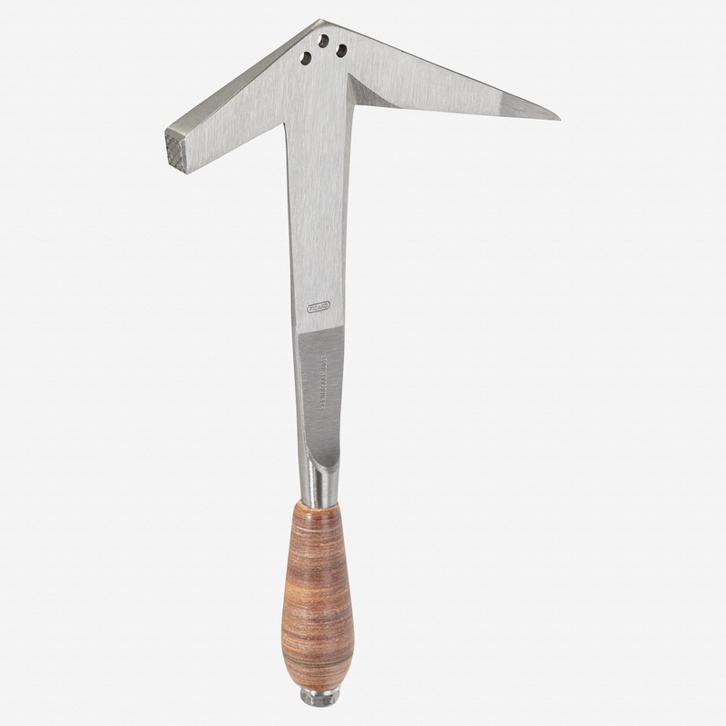 Picard 207 Right-Handed Slate Tiler's Hammer with 3 Holes, Steel Handle, 700g