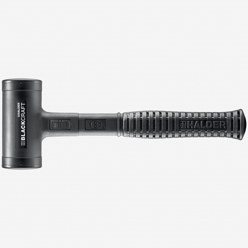 Halder Blackcraft Dead Blow Hammer with Polyurethane Cover and Steel Housing, 1.97" / 31.75 oz.