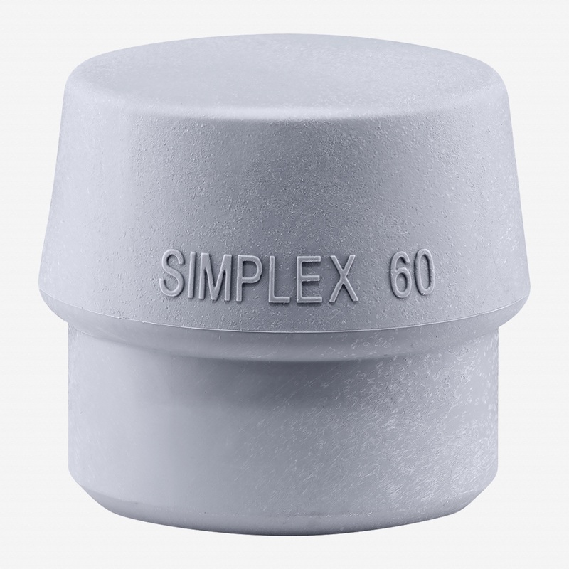 Halder Simplex Mid Gray Rubber Replacement Face Insert, Non-Marring, 2.36"