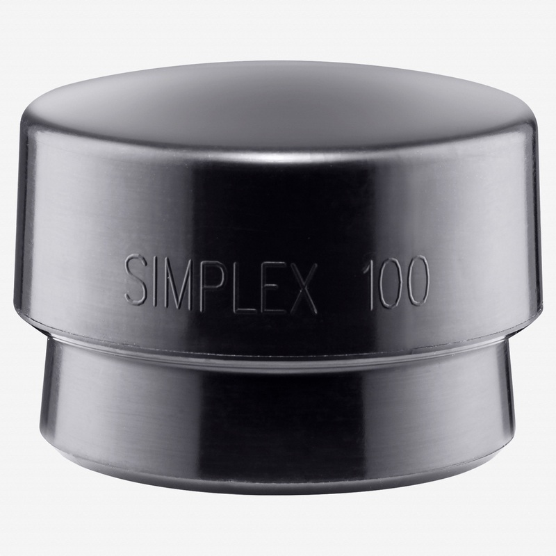 Halder Simplex Replacement Face Insert, Black Rubber, 3.94"