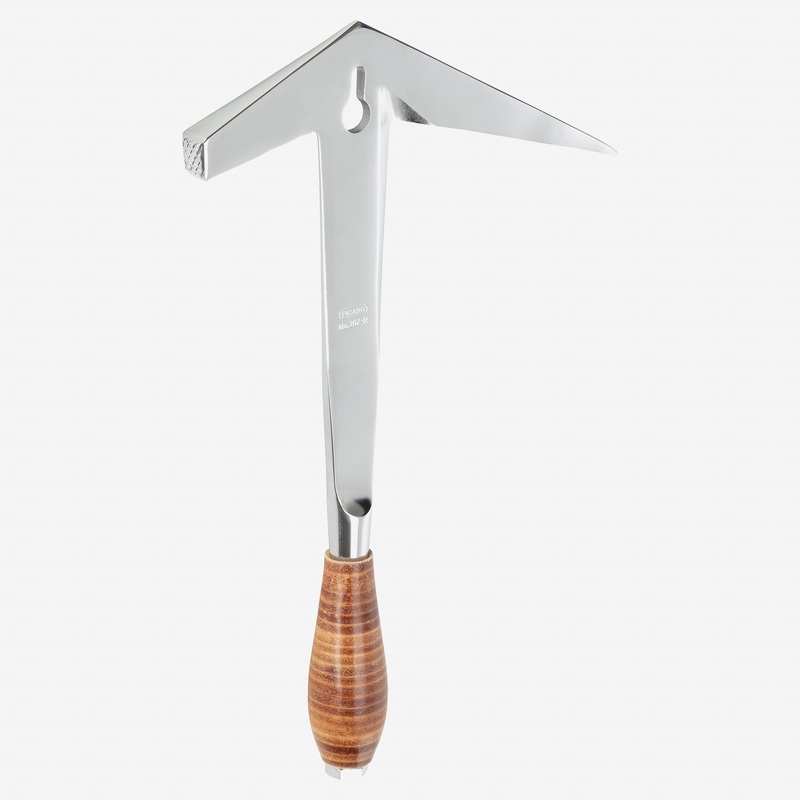 Picard 207 Right-Handed Slate Tiler's Hammer with Steel Handle, Chromium Plated, 700g