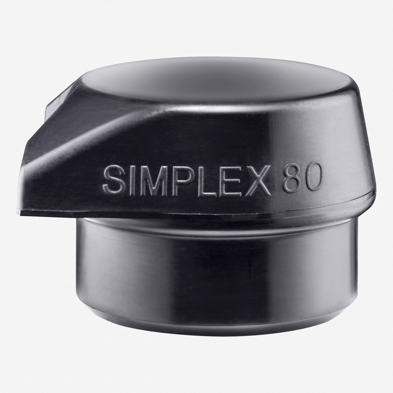 Halder Simplex Replacement Face Insert, "STAND-UP" Black Rubber, 3.15"