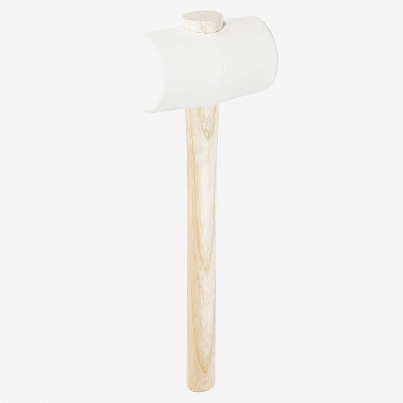 Picard 1072 White Rubber Mallet, 1.6" / 800g