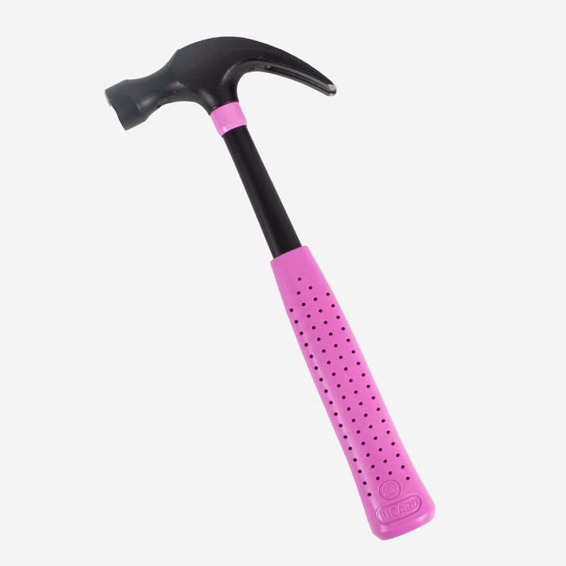 Picard 294 Curved Claw Hammer, Pink Grip, 450 g (16 oz.)