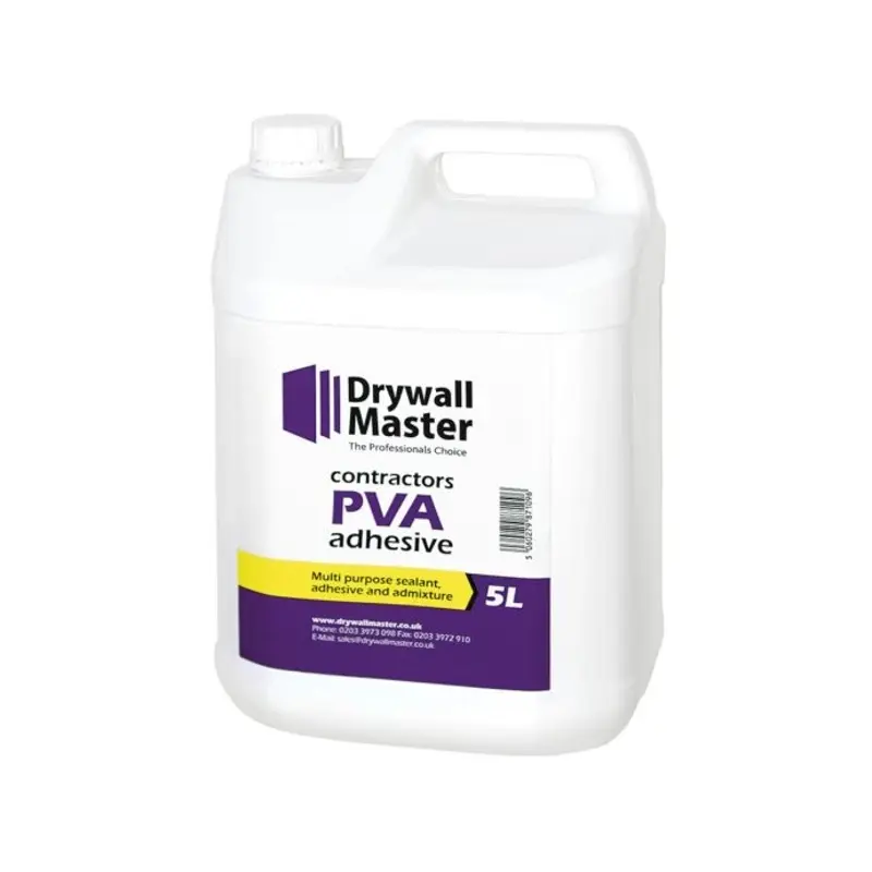 Drywall Master Contractors PVA Adhesive Multi Purpose Sealant & Admixture 5L