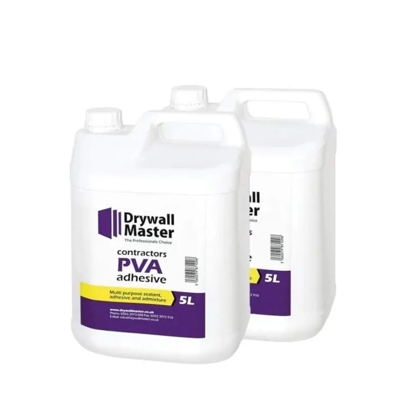 Drywall Master Contractors PVA Adhesive Multi Purpose Sealant & Admixture 5L Pack of 2
