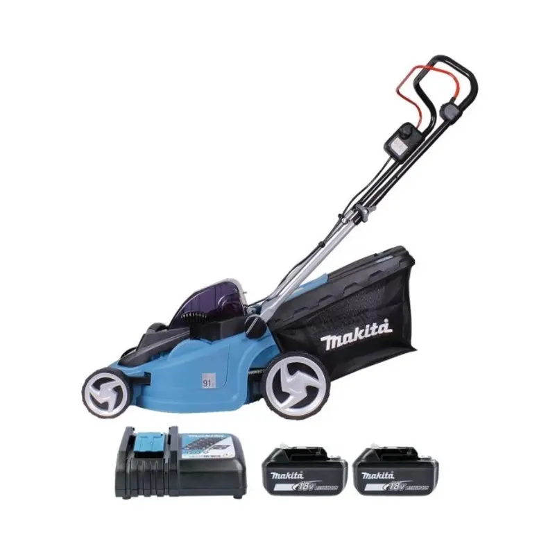 Makita DLM380 18V Twin Lawn Mower with 2 x 4Ah Batteries & Charger