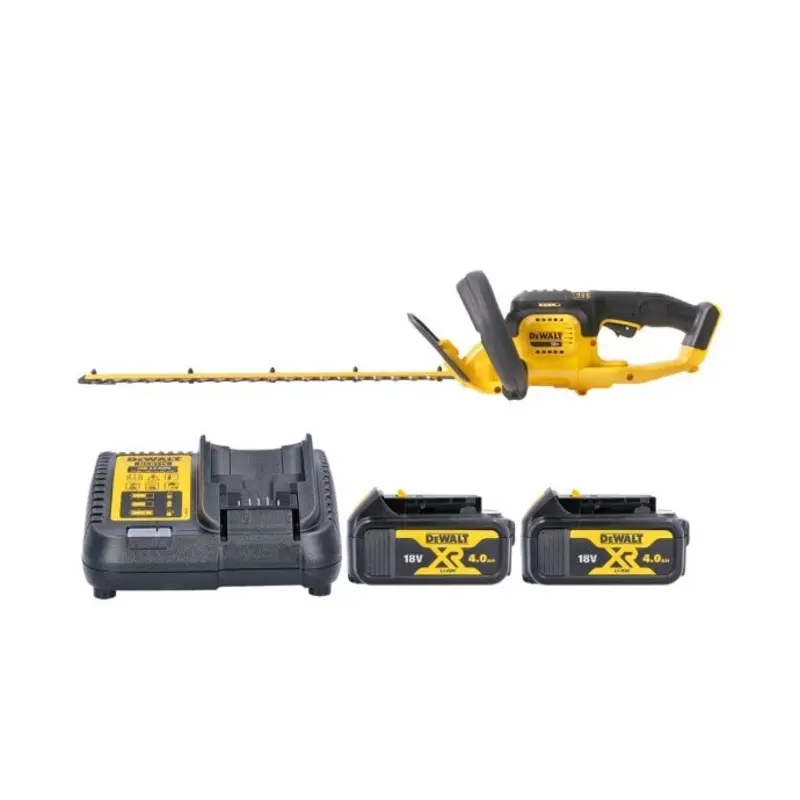 DeWalt DCM563 18V Hedge Trimmer Cutter 550mm With 2 x 4.0Ah Batteries & Charger