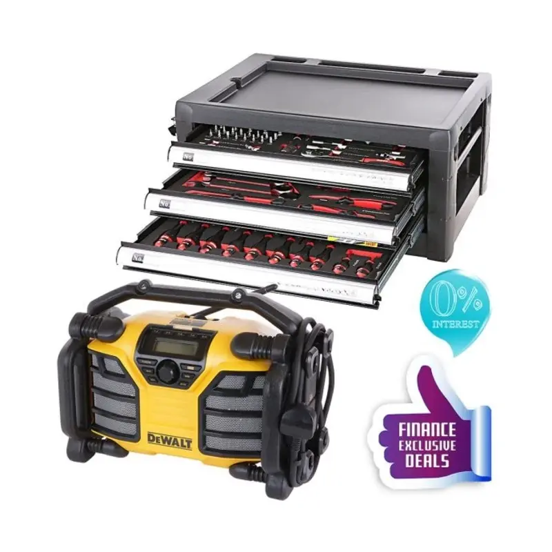 Dewalt DCR017 Job Site Radio With 3LAYERCHEST