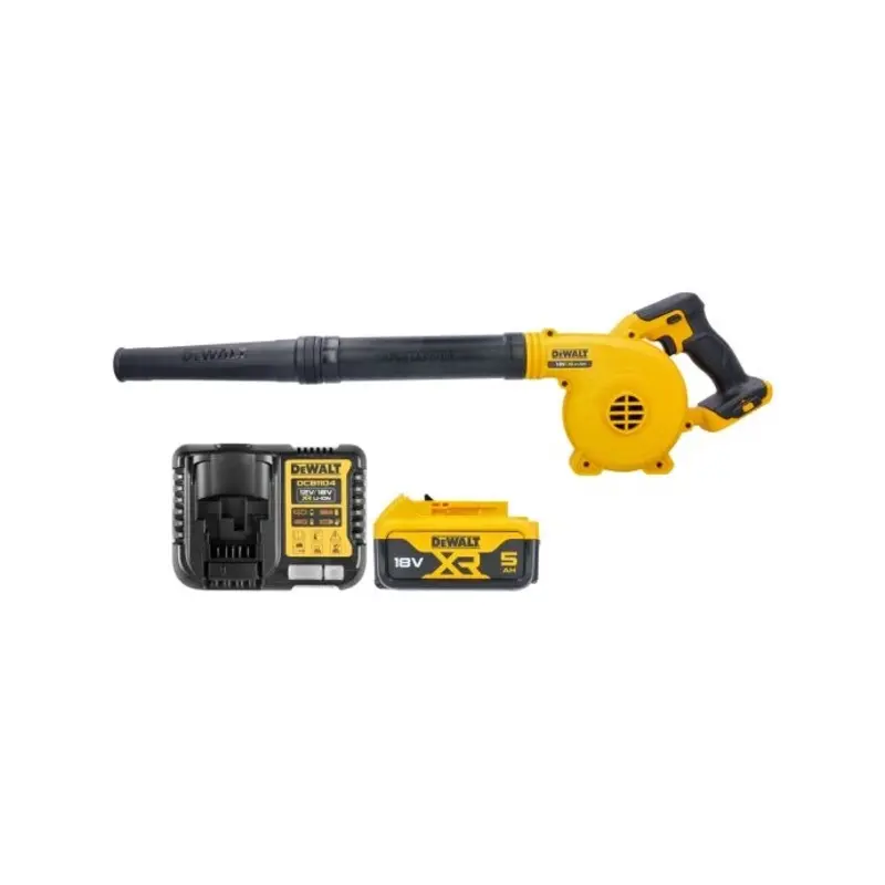 DeWalt DCV100 KIT-11 18V XR Compact Jobsite Blower With 1 x 5.0Ah Battery & Charger