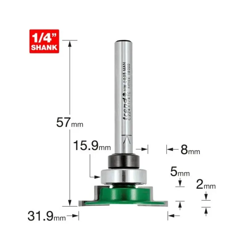TREND Guided offset pile cutter 2/7mm