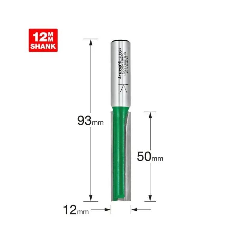 TREND Two flute cutter 12mm diameter