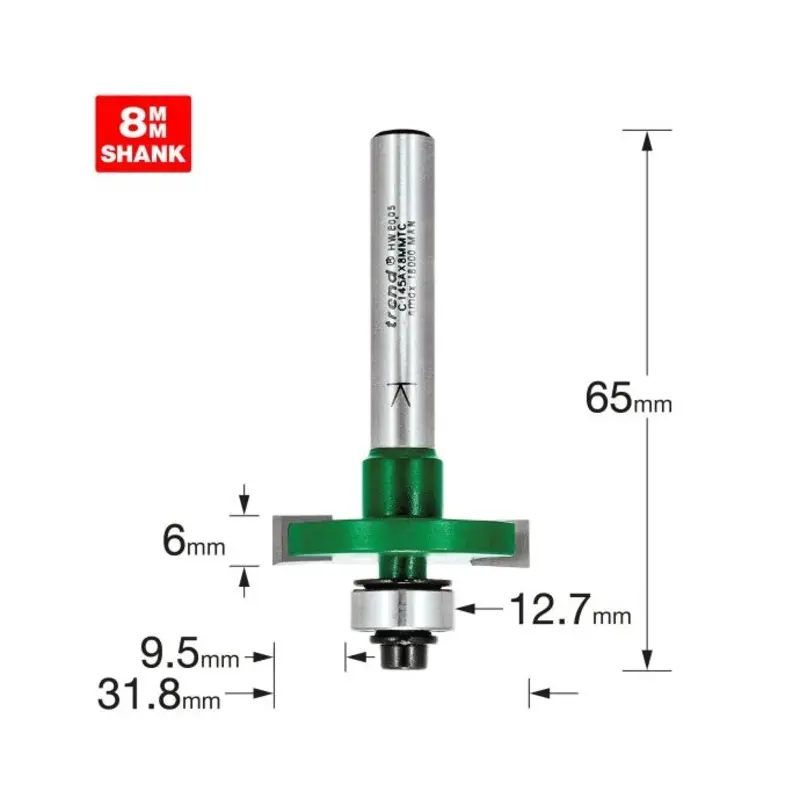 TREND Slotting 6.0mm cut x 31.8mm diameter