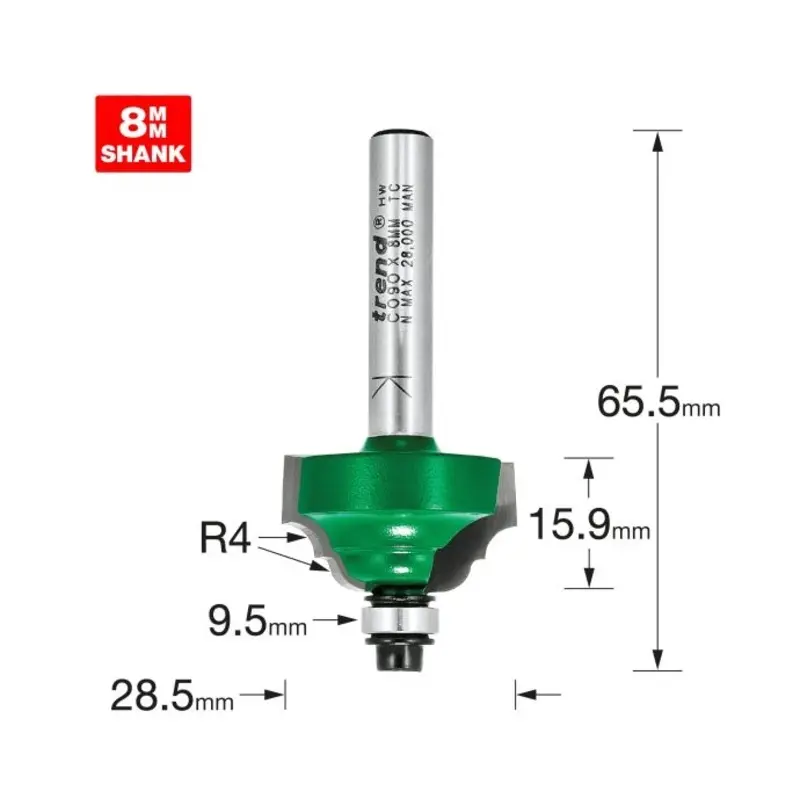 TREND Classic ogee 4mm radius