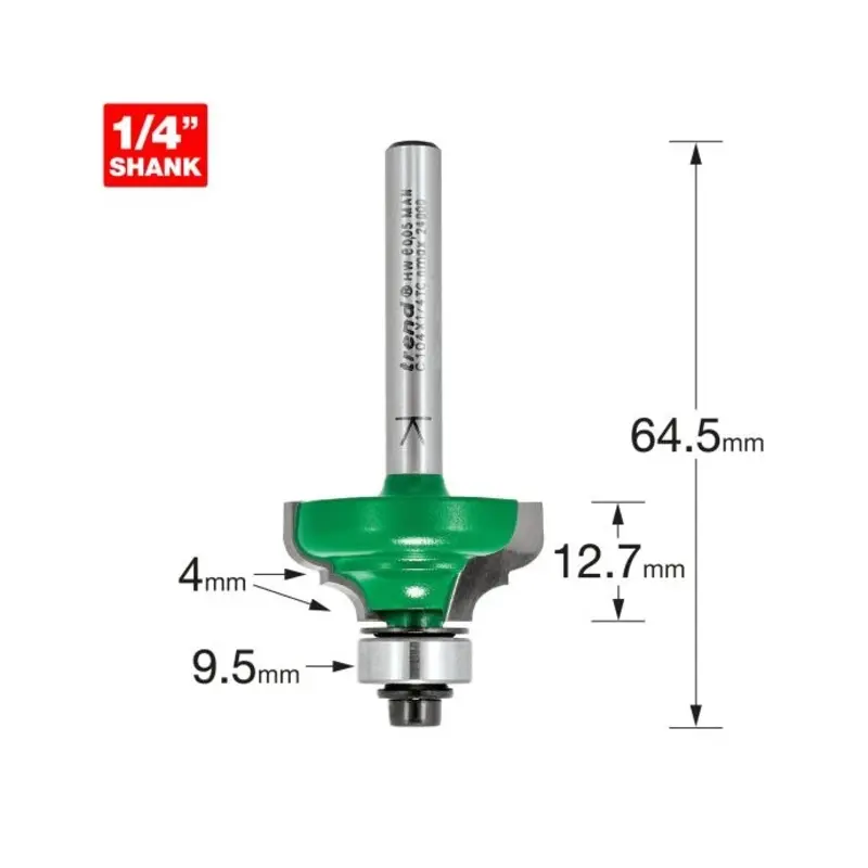 TREND Self guided broken ogee quirk 4mm radius