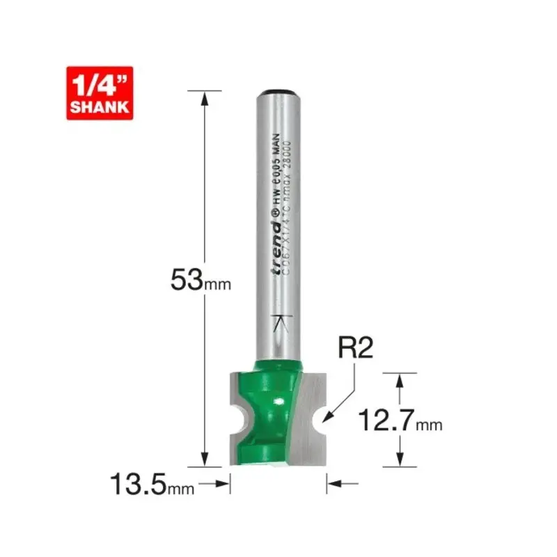 TREND Staff bead 2mm radius