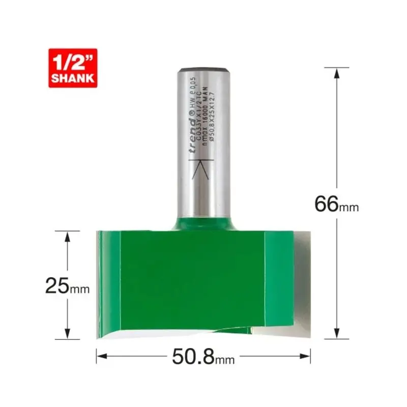 TREND Two Flute Cutter 50.8mm diameter