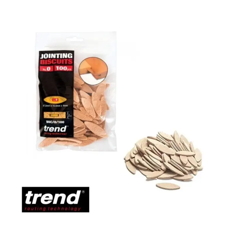 TREND Trend No 0 Size Compressed Beech Biscuits - 100 pack