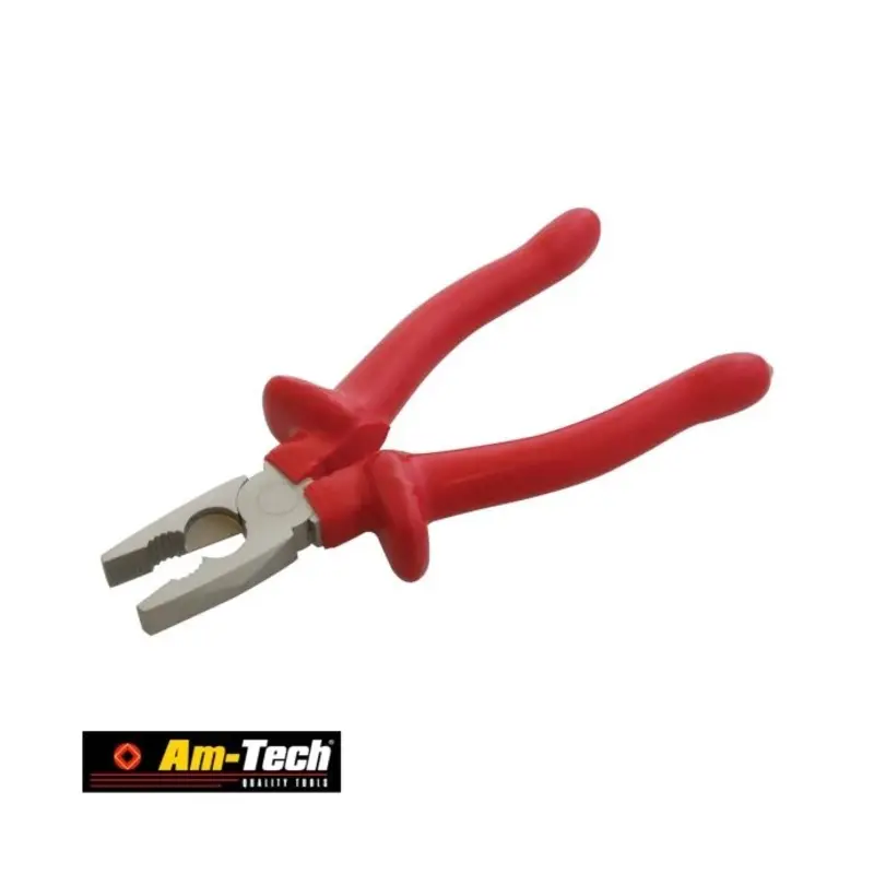 Am-Tech B0225 8" Combination Plier With- Slip Guard Handle