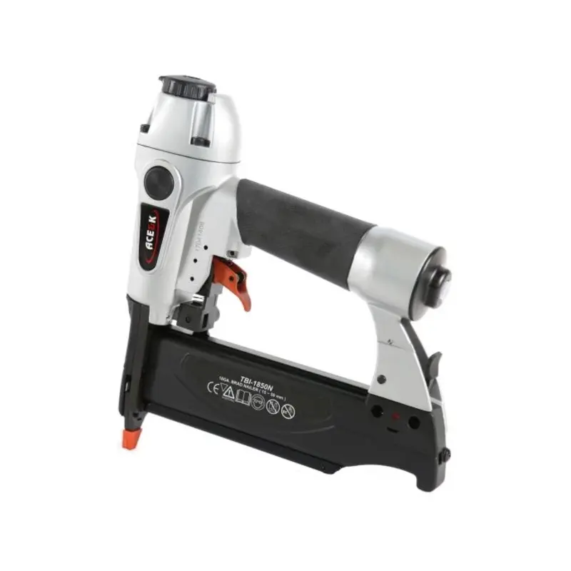 ACE & K AN1002A Pneumatic 18G 15-50mm 2nd Fix Brad Nailer in Plastic Case