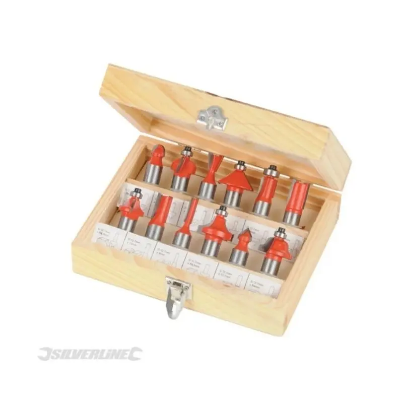 1/2" TCT Router Bit Set 12pc