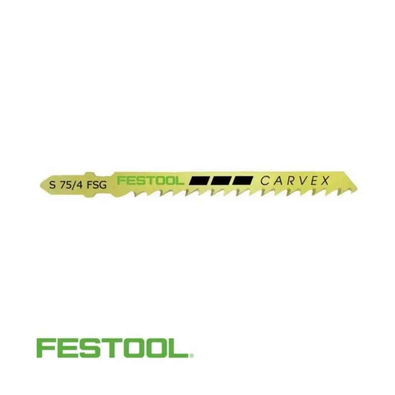 Festool 499476 Jigsaw Blades 75mm Pack of 5 S 75/4FSG/5